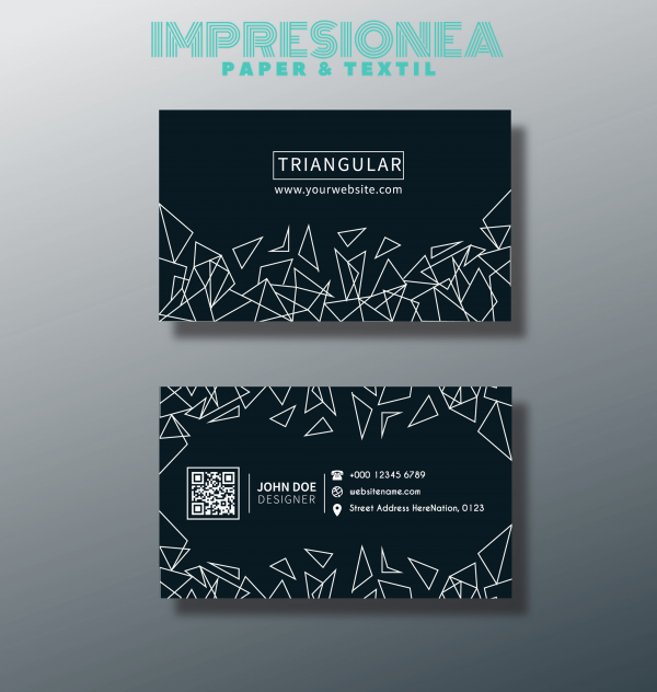 Tarjetas de visita mate